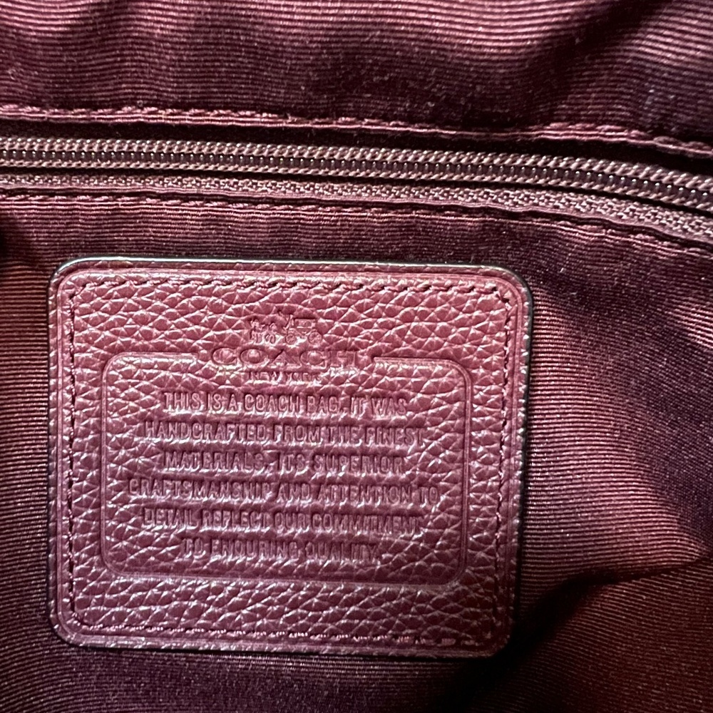 Coach Charlie Pebble Mini Leather Backpack - Picture 9 of 14